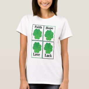 Four Leaf Clover St Patricks Day Four Leaf Clover T-Shirt