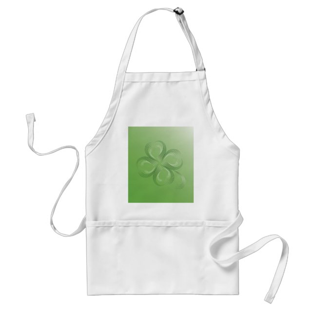 Four Leaf Clover Standard Apron (Front)