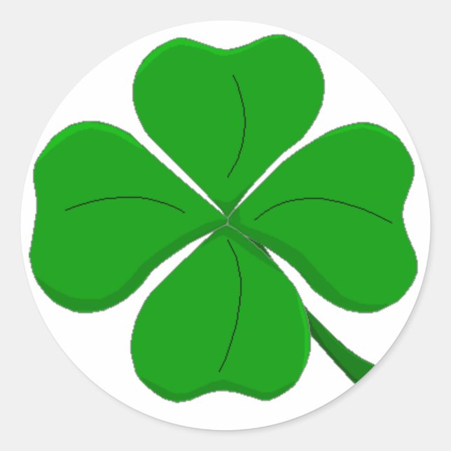 Four Leaf Clover Sticker (Front)