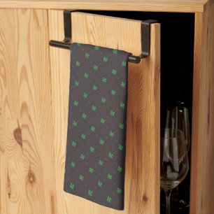 Four Leaf Clover Tea Towel