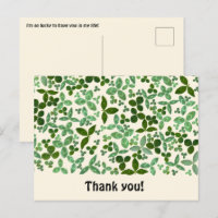 Four leaf clover - Thank you - Lucky to have you