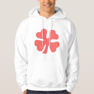 Four Leaf Clover - Tropical Pink Hoodie