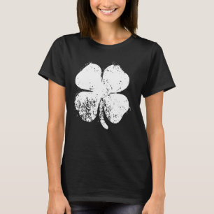 Four Leaf Clover Vintage Saint Patrick Day T-Shirt