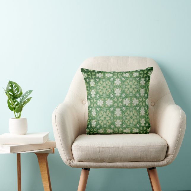 Four Leaf Clover Wallpaper Cushion (Chair)