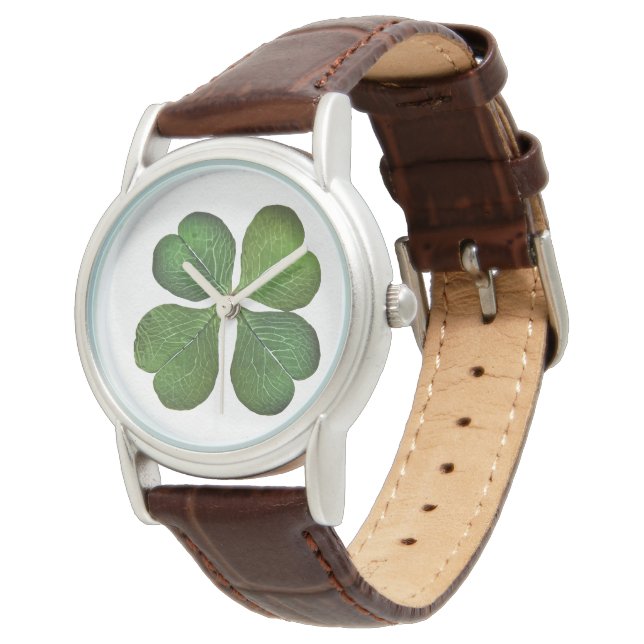 Four Leaf Clover Watch (Angled)
