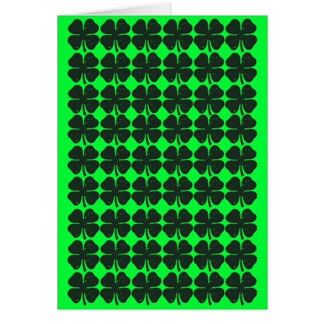four leaf clovers. (Front)