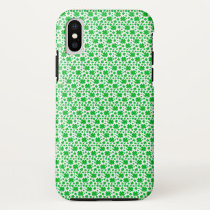 Four-leaf clovers iPhone x case