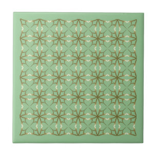 Four-Leaf Clovers Ceramic Tile