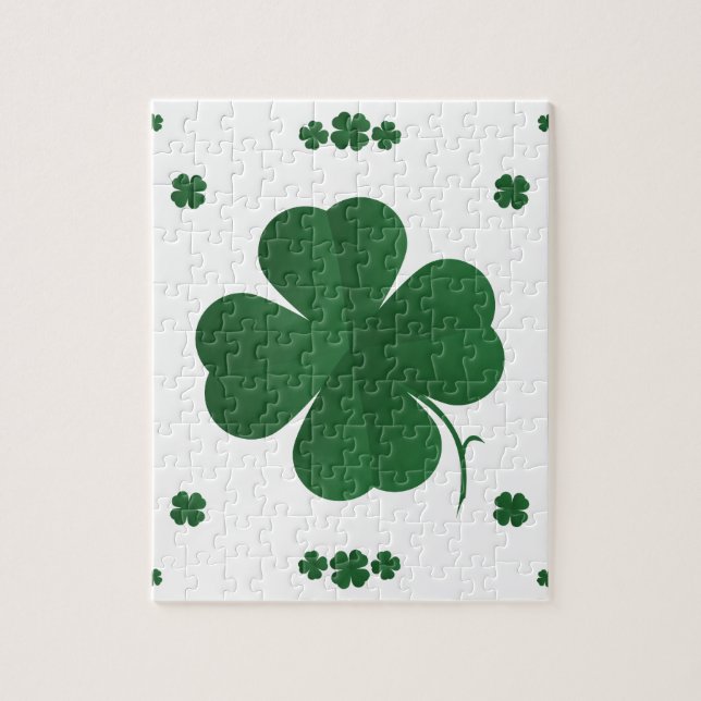Four Leaf Clovers Jigsaw Puzzle (Vertical)