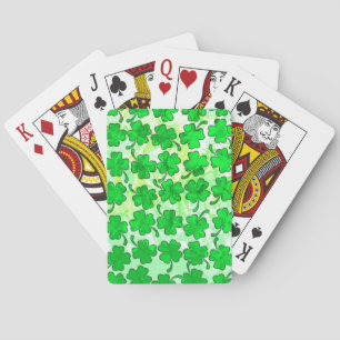 FOUR LEAF CLOVERS Playing Cards