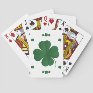 Four Leaf Clovers Playing Cards