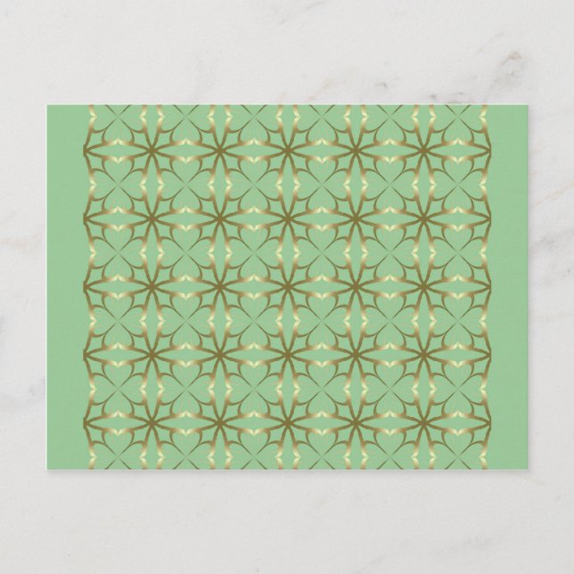 Four-Leaf Clovers Postcard (Front)