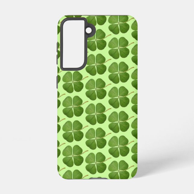 Four Leaf Clovers Samsung Galaxy S21 Case (Back)