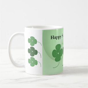 Four Leaf Clovers St. Patrick's Day Coffee Mug