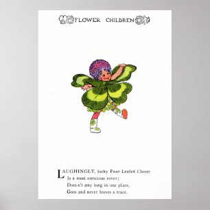 Four-Leafed Clover Poster