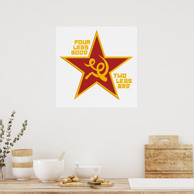 Four legs good poster (Kitchen)