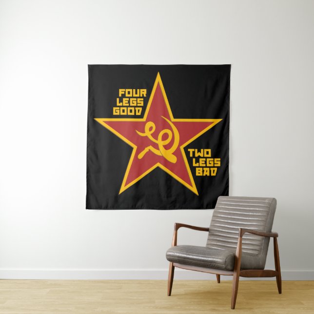 Four legs good tapestry (In Situ)