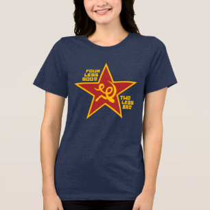Four legs good Tri-Blend shirt