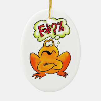 Four-letter Frog Ornament