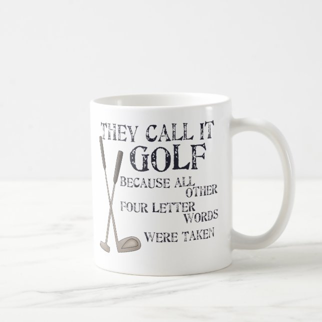Four Letter Word Coffee Mug (Right)
