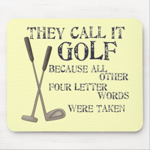 Four Letter Word Mouse Pad