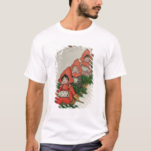 Four Little Girls on a Sledge T-Shirt