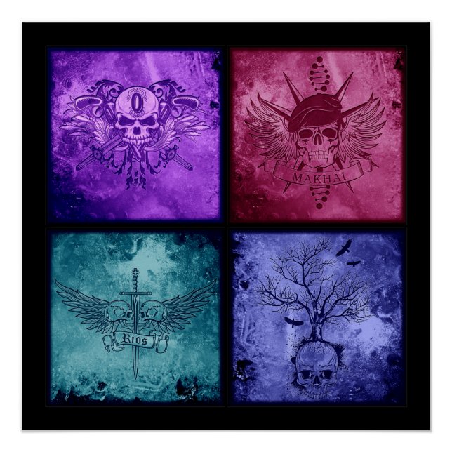 Four Logos Poster (Front)