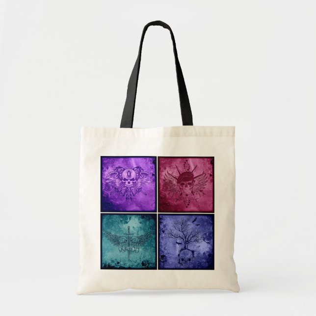Four Logos Tote Bag (Front)