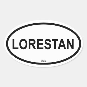 FOUR "Lorestan" Oval Sticker