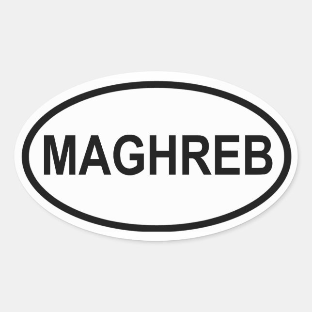 FOUR Maghreb Oval Sticker (Front)