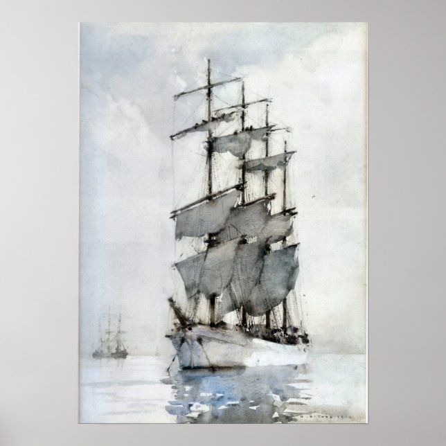 Four Masted Barque Poster (Front)