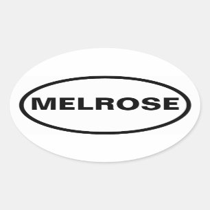 FOUR Melrose Oval Sticker