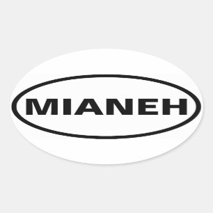 FOUR Mianeh Oval Sticker