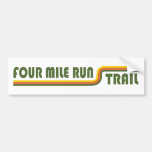 Four Mile Run Trail Bumper Sticker