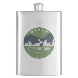 Four Mile Run Trail Hip Flask