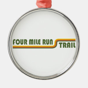 Four Mile Run Trail Metal Ornament
