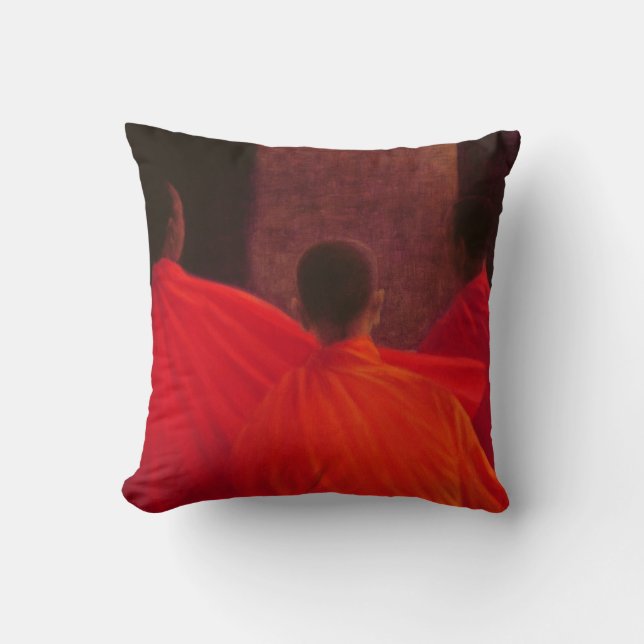 Four Monks Cushion (Front)