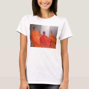 Four Monks on Temple Steps T-Shirt
