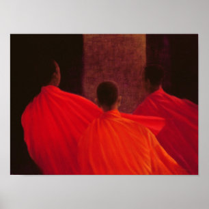 Four Monks Poster