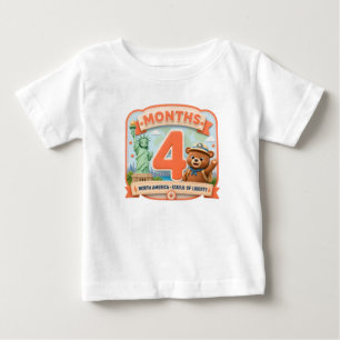 Four Months Around the World Baby T-Shirt