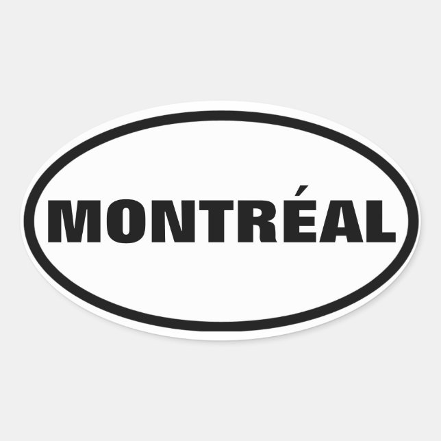 FOUR Montréal Oval Sticker (Front)