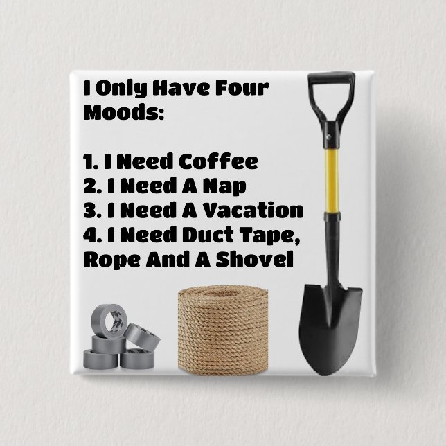 Four Moods Button (Front)