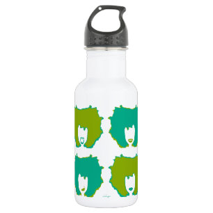 FOUR MOODS in TEAL and GREEN 532 Ml Water Bottle
