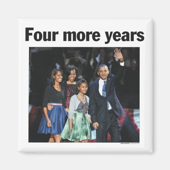 Four More Years Obama Magnet (Front)
