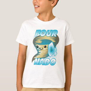 Four Nado Tornado 4 Birthday Boy T-Shirt