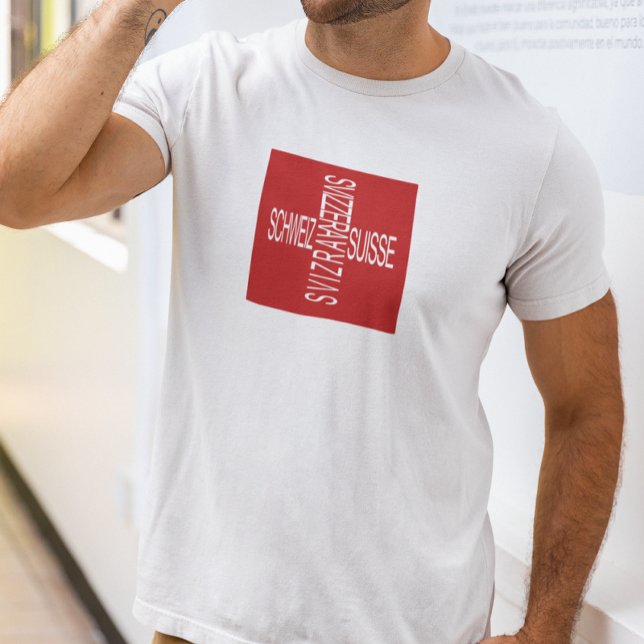 Four National Swiss Languages T-Shirt (Creator Uploaded)