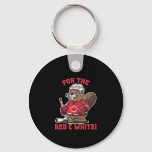 Four Nations Battle Global Face-Off Canadian Key Ring
