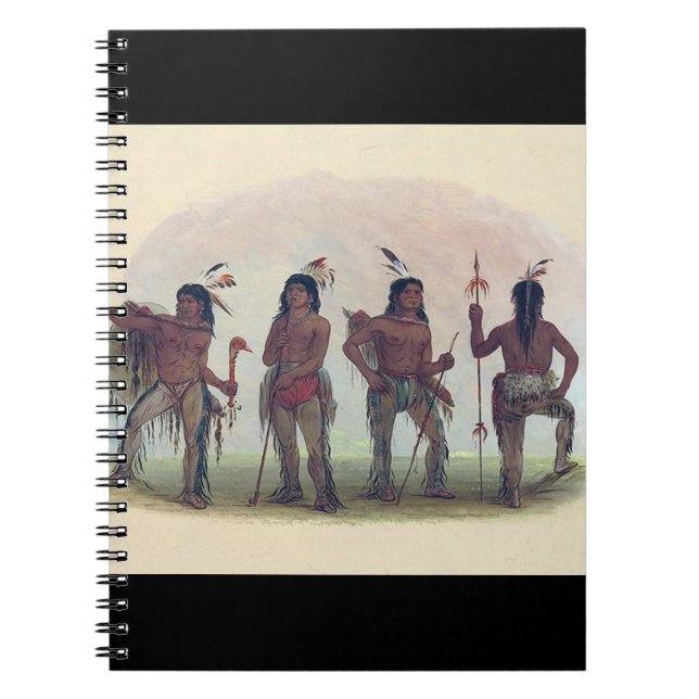 Four Navajo Warriors Notebook (Front)
