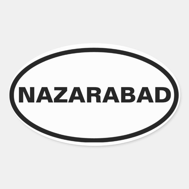 FOUR Nazarabad Oval Sticker (Front)
