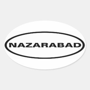 FOUR Nazarabad Oval Sticker
